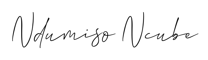 Turn your name Ndumiso Ncube into a signature brand with Allison_Script styling. Download in standard PNG or transparent format anytime. Ndumiso Ncube signature style 2 images and pictures png