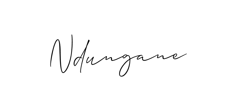 Ndungane stylish signature style. Best Handwritten Sign (Allison_Script) for my name. Handwritten Signature Collection Ideas for my name Ndungane. Ndungane signature style 2 images and pictures png