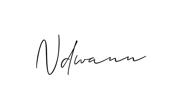 Allison_Script is a professional signature style that is perfect for those who want to add a touch of class to their signature. It is also a great choice for those who want to make their signature more unique. Get Ndwann name to fancy signature for free. Ndwann signature style 2 images and pictures png