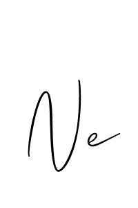You should practise on your own different ways (Allison_Script) to write your name (Ne) in signature. don't let someone else do it for you. Ne signature style 2 images and pictures png
