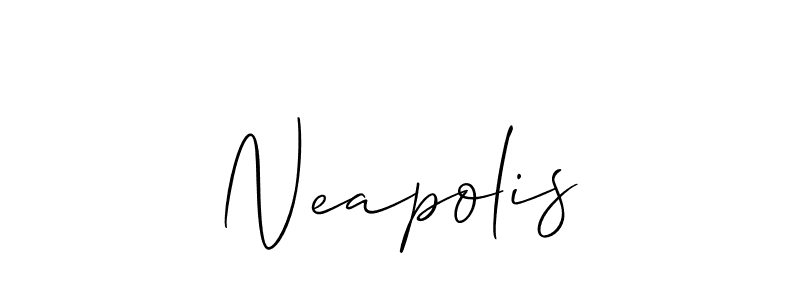 Make a short Neapolis signature style. Manage your documents anywhere anytime using Allison_Script. Create and add eSignatures, submit forms, share and send files easily. Neapolis signature style 2 images and pictures png