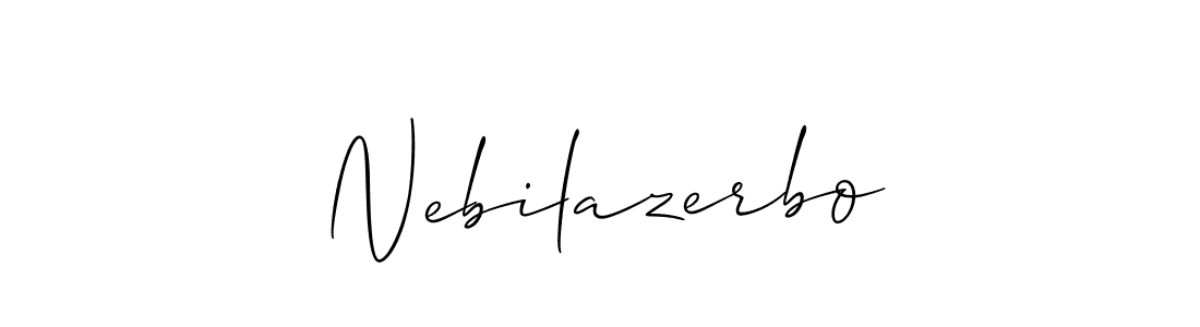 See photos of Nebilazerbo official signature by Spectra . Check more albums & portfolios. Read reviews & check more about Allison_Script font. Nebilazerbo signature style 2 images and pictures png