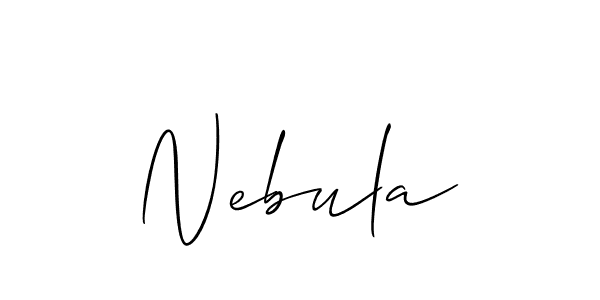 How to Draw Nebula signature style? Allison_Script is a latest design signature styles for name Nebula. Nebula signature style 2 images and pictures png