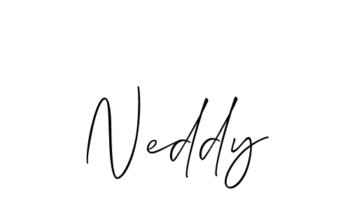 Make a beautiful signature design for name Neddy. Use this online signature maker to create a handwritten signature for free. Neddy signature style 2 images and pictures png