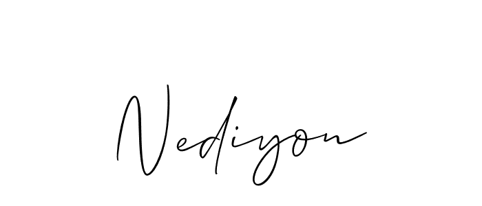 Make a beautiful signature design for name Nediyon. Use this online signature maker to create a handwritten signature for free. Nediyon signature style 2 images and pictures png