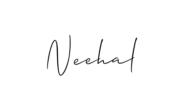 You should practise on your own different ways (Allison_Script) to write your name (Neehal) in signature. don't let someone else do it for you. Neehal signature style 2 images and pictures png