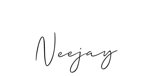 Make a beautiful signature design for name Neejay. Use this online signature maker to create a handwritten signature for free. Neejay signature style 2 images and pictures png