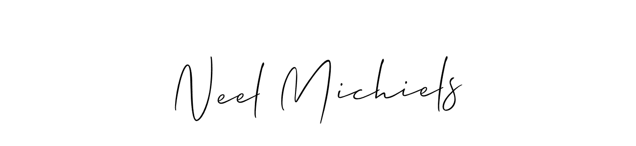 You can use this online signature creator to create a handwritten signature for the name Neel Michiels. This is the best online autograph maker. Neel Michiels signature style 2 images and pictures png