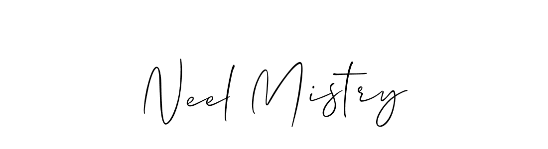 You should practise on your own different ways (Allison_Script) to write your name (Neel Mistry) in signature. don't let someone else do it for you. Neel Mistry signature style 2 images and pictures png