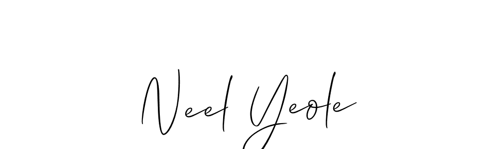 Once you've used our free online signature maker to create your best signature Allison_Script style, it's time to enjoy all of the benefits that Neel Yeole name signing documents. Neel Yeole signature style 2 images and pictures png