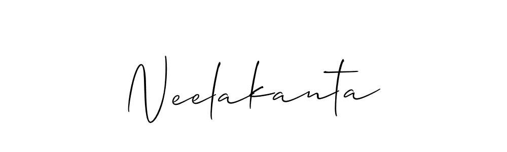 Neelakanta stylish signature style. Best Handwritten Sign (Allison_Script) for my name. Handwritten Signature Collection Ideas for my name Neelakanta. Neelakanta signature style 2 images and pictures png
