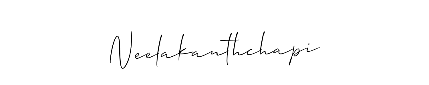 You can use this online signature creator to create a handwritten signature for the name Neelakanthchapi. This is the best online autograph maker. Neelakanthchapi signature style 2 images and pictures png