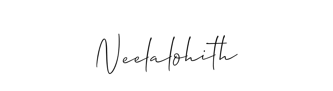 Also You can easily find your signature by using the search form. We will create Neelalohith name handwritten signature images for you free of cost using Allison_Script sign style. Neelalohith signature style 2 images and pictures png