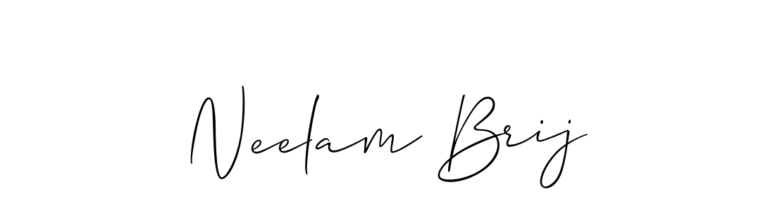 You can use this online signature creator to create a handwritten signature for the name Neelam Brij. This is the best online autograph maker. Neelam Brij signature style 2 images and pictures png