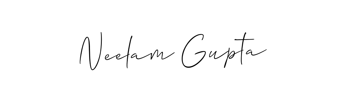 This is the best signature style for the Neelam Gupta name. Also you like these signature font (Allison_Script). Mix name signature. Neelam Gupta signature style 2 images and pictures png