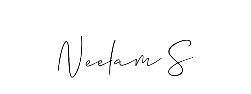 Check out images of Autograph of Neelam S name. Actor Neelam S Signature Style. Allison_Script is a professional sign style online. Neelam S signature style 2 images and pictures png