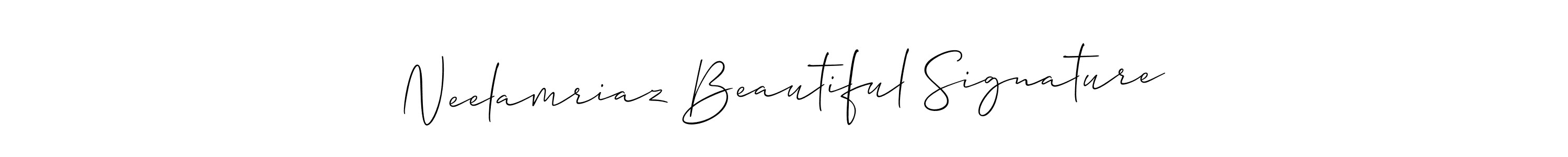 Make a beautiful signature design for name Neelamriaz Beautiful Signature. Use this online signature maker to create a handwritten signature for free. Neelamriaz Beautiful Signature signature style 2 images and pictures png