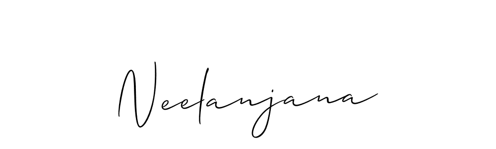 Create a beautiful signature design for name Neelanjana. With this signature (Allison_Script) fonts, you can make a handwritten signature for free. Neelanjana signature style 2 images and pictures png