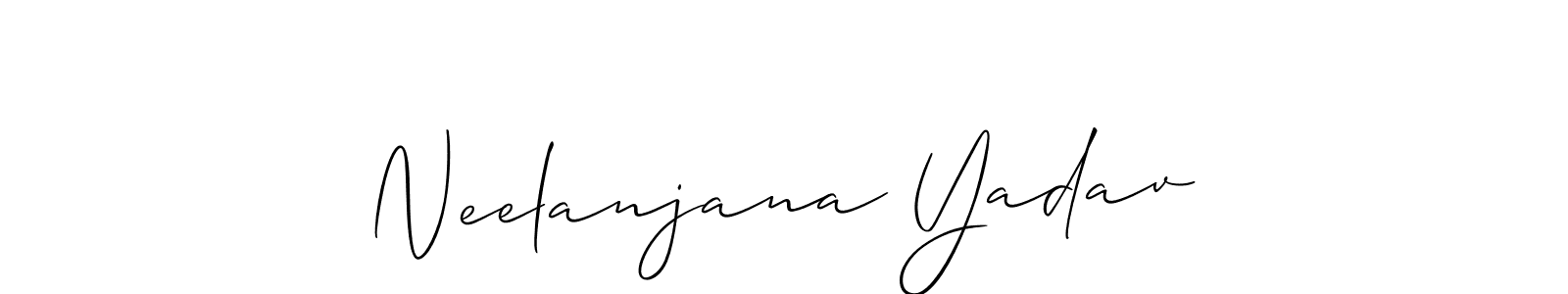 It looks lik you need a new signature style for name Neelanjana Yadav. Design unique handwritten (Allison_Script) signature with our free signature maker in just a few clicks. Neelanjana Yadav signature style 2 images and pictures png