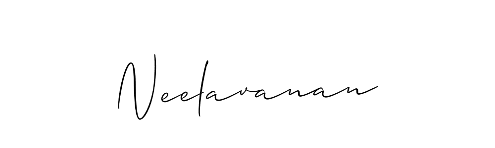 Make a beautiful signature design for name Neelavanan. With this signature (Allison_Script) style, you can create a handwritten signature for free. Neelavanan signature style 2 images and pictures png