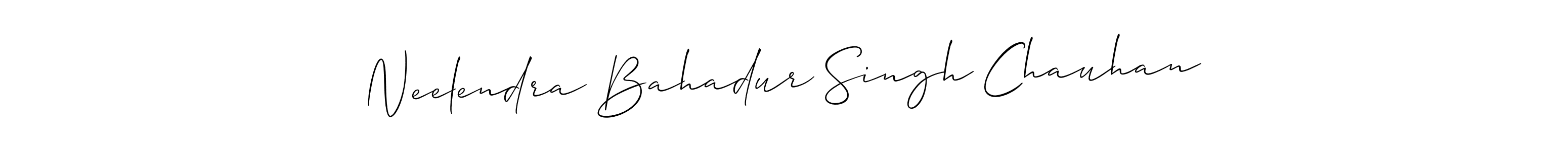 Also we have Neelendra Bahadur Singh Chauhan name is the best signature style. Create professional handwritten signature collection using Allison_Script autograph style. Neelendra Bahadur Singh Chauhan signature style 2 images and pictures png