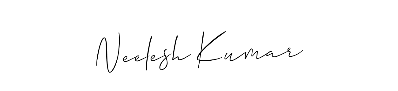Once you've used our free online signature maker to create your best signature Allison_Script style, it's time to enjoy all of the benefits that Neelesh Kumar name signing documents. Neelesh Kumar signature style 2 images and pictures png