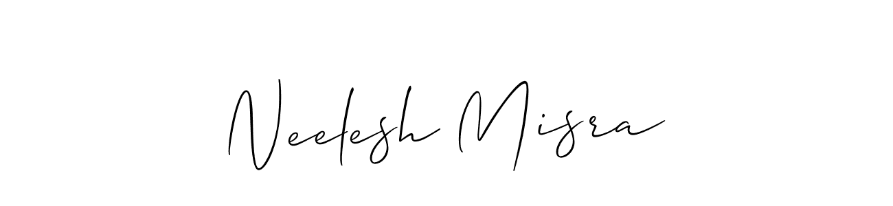 if you are searching for the best signature style for your name Neelesh Misra. so please give up your signature search. here we have designed multiple signature styles  using Allison_Script. Neelesh Misra signature style 2 images and pictures png