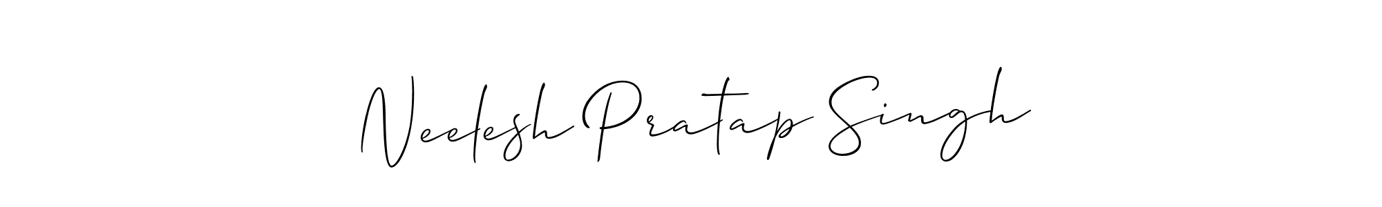 Also we have Neelesh Pratap Singh name is the best signature style. Create professional handwritten signature collection using Allison_Script autograph style. Neelesh Pratap Singh signature style 2 images and pictures png
