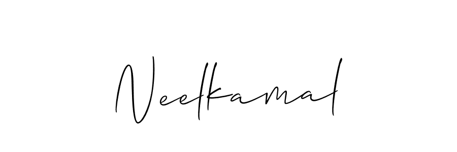It looks lik you need a new signature style for name Neelkamal. Design unique handwritten (Allison_Script) signature with our free signature maker in just a few clicks. Neelkamal signature style 2 images and pictures png