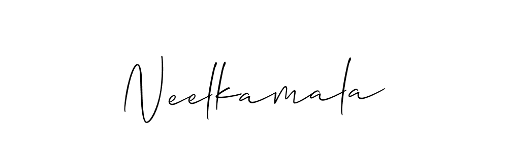 Make a short Neelkamala signature style. Manage your documents anywhere anytime using Allison_Script. Create and add eSignatures, submit forms, share and send files easily. Neelkamala signature style 2 images and pictures png