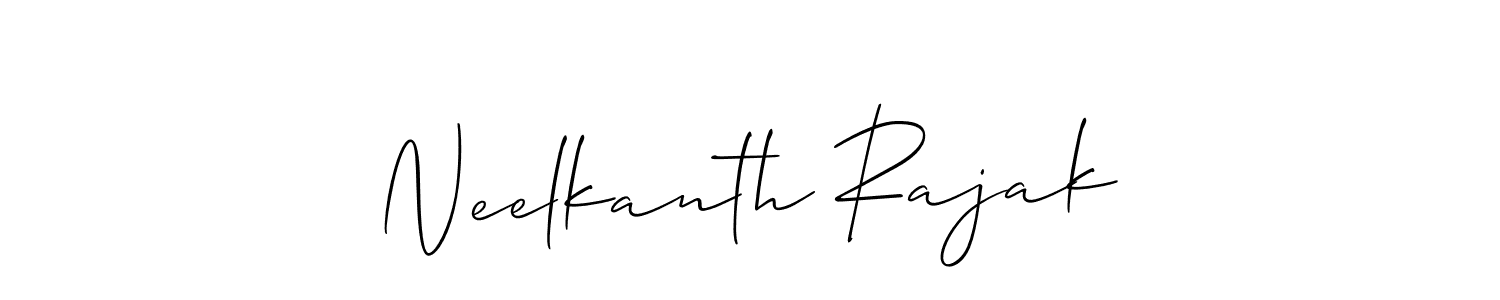 Also You can easily find your signature by using the search form. We will create Neelkanth Rajak name handwritten signature images for you free of cost using Allison_Script sign style. Neelkanth Rajak signature style 2 images and pictures png