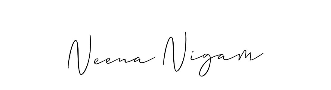 Here are the top 10 professional signature styles for the name Neena Nigam. These are the best autograph styles you can use for your name. Neena Nigam signature style 2 images and pictures png
