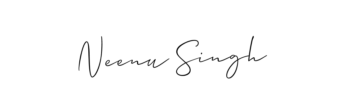 Make a short Neenu Singh signature style. Manage your documents anywhere anytime using Allison_Script. Create and add eSignatures, submit forms, share and send files easily. Neenu Singh signature style 2 images and pictures png
