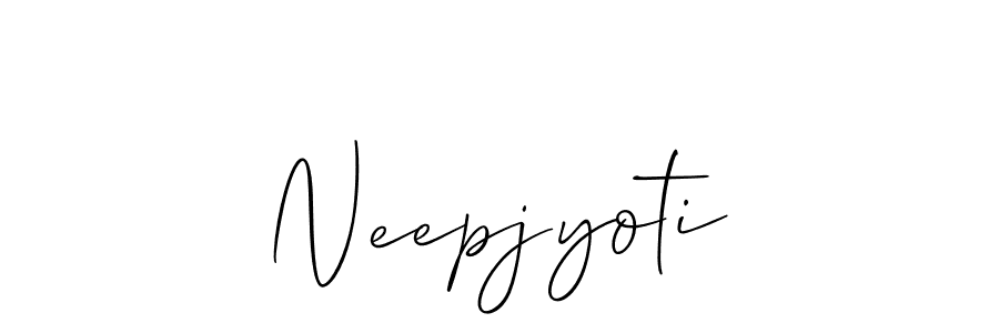 Also You can easily find your signature by using the search form. We will create Neepjyoti name handwritten signature images for you free of cost using Allison_Script sign style. Neepjyoti signature style 2 images and pictures png