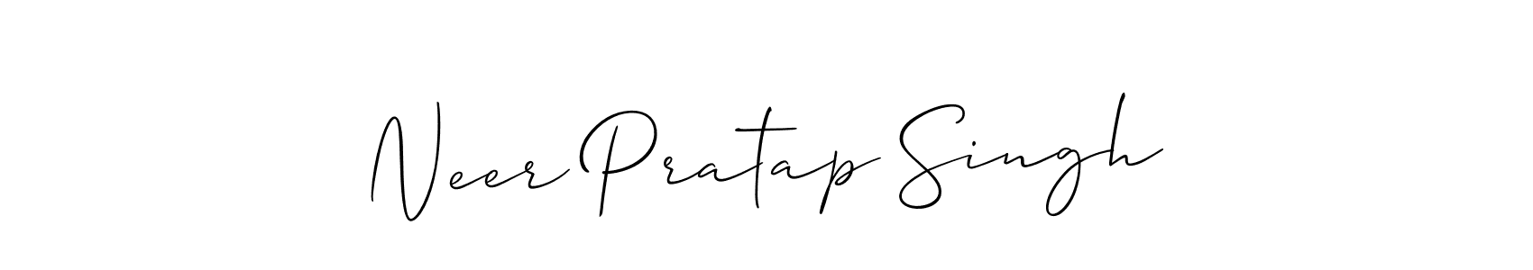 You can use this online signature creator to create a handwritten signature for the name Neer Pratap Singh. This is the best online autograph maker. Neer Pratap Singh signature style 2 images and pictures png