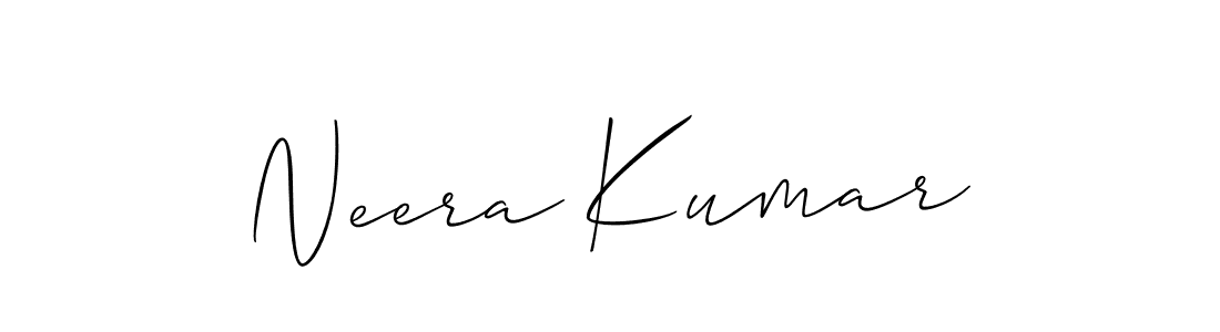 You should practise on your own different ways (Allison_Script) to write your name (Neera Kumar) in signature. don't let someone else do it for you. Neera Kumar signature style 2 images and pictures png