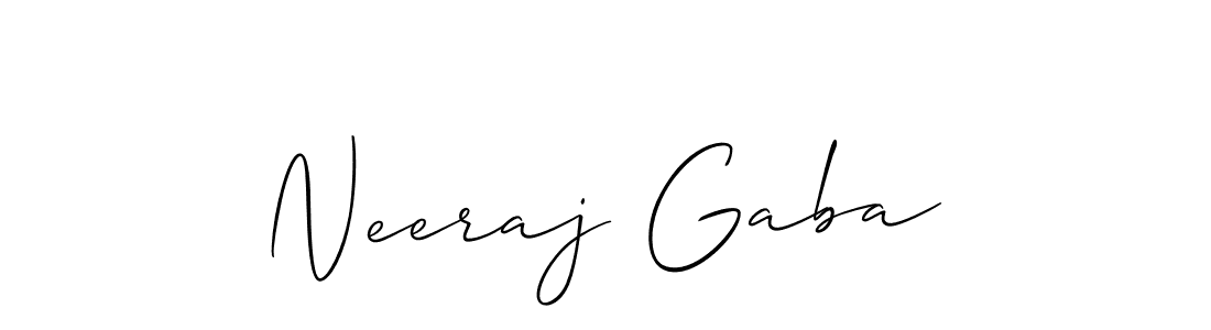 Check out images of Autograph of Neeraj Gaba name. Actor Neeraj Gaba Signature Style. Allison_Script is a professional sign style online. Neeraj Gaba signature style 2 images and pictures png