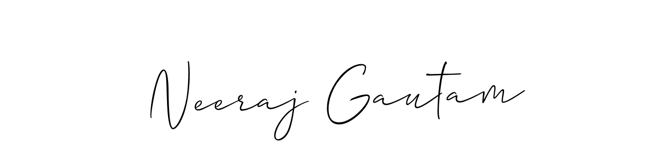 Check out images of Autograph of Neeraj Gautam name. Actor Neeraj Gautam Signature Style. Allison_Script is a professional sign style online. Neeraj Gautam signature style 2 images and pictures png