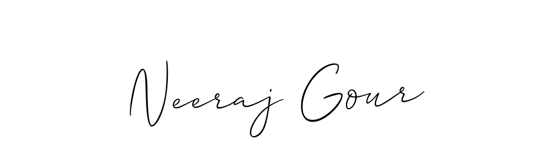 You can use this online signature creator to create a handwritten signature for the name Neeraj Gour. This is the best online autograph maker. Neeraj Gour signature style 2 images and pictures png