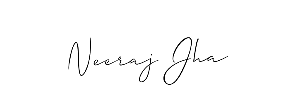 Make a beautiful signature design for name Neeraj Jha. Use this online signature maker to create a handwritten signature for free. Neeraj Jha signature style 2 images and pictures png