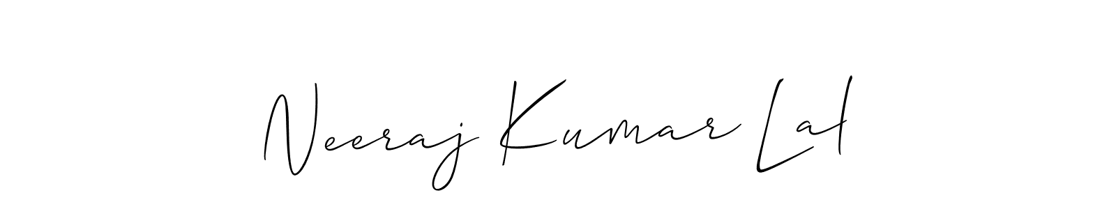 Make a beautiful signature design for name Neeraj Kumar Lal. Use this online signature maker to create a handwritten signature for free. Neeraj Kumar Lal signature style 2 images and pictures png