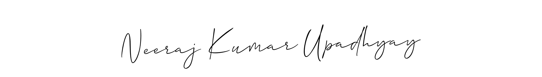 It looks lik you need a new signature style for name Neeraj Kumar Upadhyay. Design unique handwritten (Allison_Script) signature with our free signature maker in just a few clicks. Neeraj Kumar Upadhyay signature style 2 images and pictures png