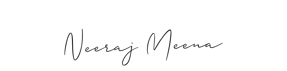 Best and Professional Signature Style for Neeraj Meena. Allison_Script Best Signature Style Collection. Neeraj Meena signature style 2 images and pictures png