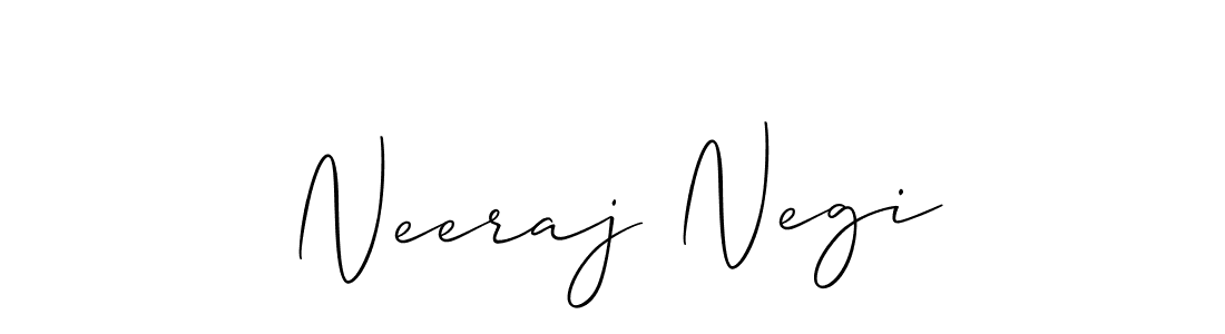 Best and Professional Signature Style for Neeraj Negi. Allison_Script Best Signature Style Collection. Neeraj Negi signature style 2 images and pictures png