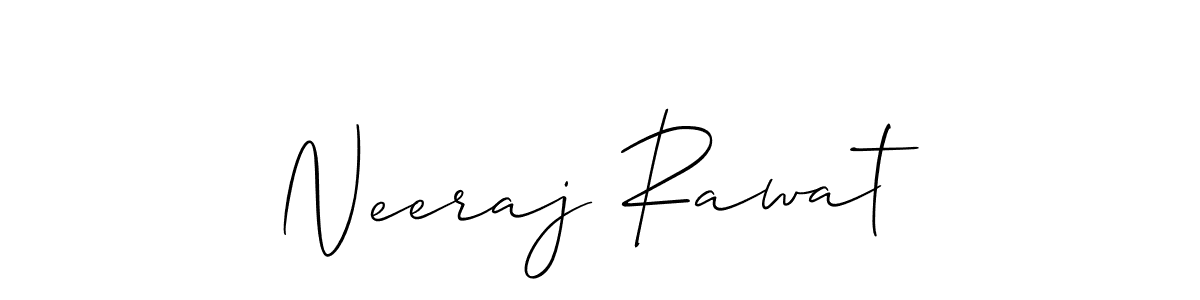 How to Draw Neeraj Rawat signature style? Allison_Script is a latest design signature styles for name Neeraj Rawat. Neeraj Rawat signature style 2 images and pictures png