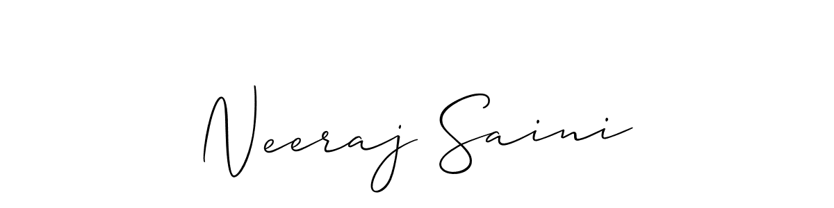 This is the best signature style for the Neeraj Saini name. Also you like these signature font (Allison_Script). Mix name signature. Neeraj Saini signature style 2 images and pictures png