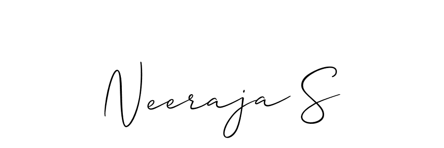Here are the top 10 professional signature styles for the name Neeraja S. These are the best autograph styles you can use for your name. Neeraja S signature style 2 images and pictures png