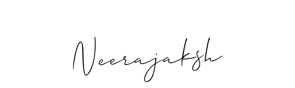 How to Draw Neerajaksh signature style? Allison_Script is a latest design signature styles for name Neerajaksh. Neerajaksh signature style 2 images and pictures png