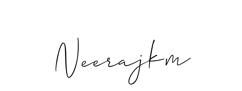 This is the best signature style for the Neerajkm name. Also you like these signature font (Allison_Script). Mix name signature. Neerajkm signature style 2 images and pictures png
