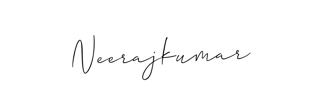 How to Draw Neerajkumar signature style? Allison_Script is a latest design signature styles for name Neerajkumar. Neerajkumar signature style 2 images and pictures png